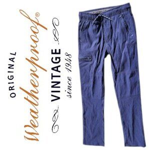 Weatherproof Vintage Cargo Utility Pants Boys Size S 7/8 Blue  FAST SHIPPING!